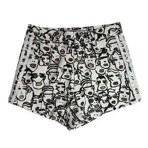 Adidas x Fiorucci Highlight‎ Abstrast Jean Shorts Size XS